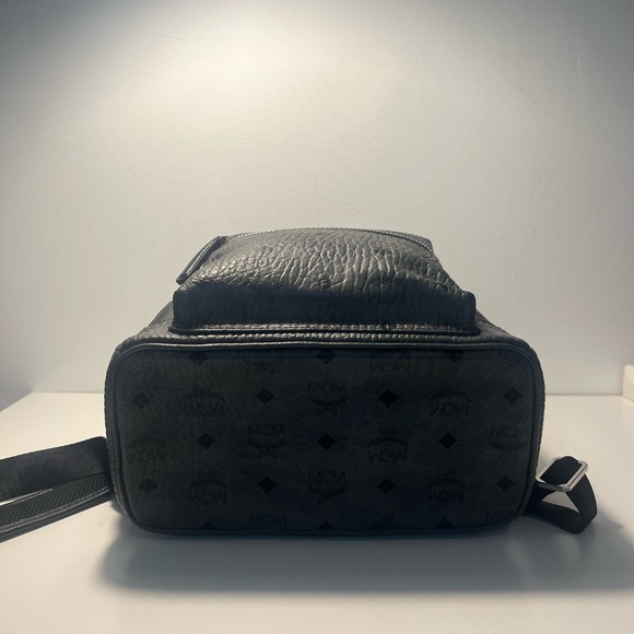 MCM Stark Visetos Top Handle Backpack Bookbag - Picture 11 of 15